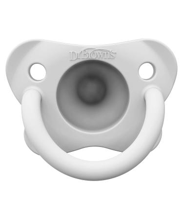 Dr. Brown's HappyPaci Pacifiers - 100% Silicone BPA Free 0-6 Months 3 Count in Cool Gray Green & Ecru - International Shipping - Buy Online on GoSupps.com