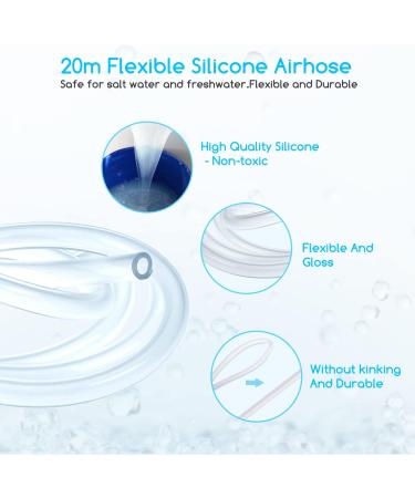 Nobleza 6mm x 20M Non-Toxic Silicone Tubing - Flexible PVC Hose for Tanks & Aquariums | International Shipping - Buy Online on GoSupps.com