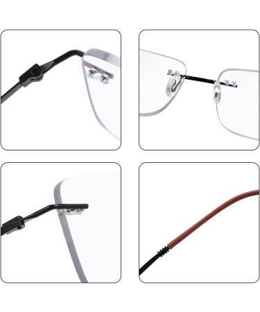 Randless Progressive Multifocal Reading Glasses for Men & Women - Titanium Alloy Spring Hinge Blue Light Filter 2.5x Intelligent Zoom Dual-Use - Buy Online on GoSupps.com