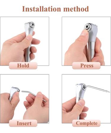 3PC Lab Air Water Spray Syringe Triple 3 Way Metal Handle + 6Pcs Metal Alloy Nozzles/Tips/Tube - Buy Online on GoSupps.com