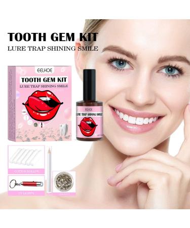 Tooth Gemstone Set | DIY Tooth Jewelry Kit with Glue | Teeth Gems for Beginners & Pros | Artificial Crystal Tooth Decoration - Buy Online on GoSupps.com
