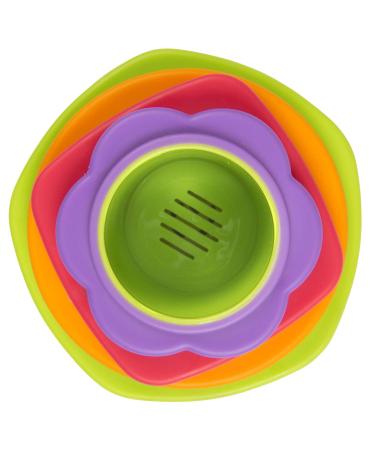 Playgro Bath Toy Stacking Cups - 4 BPA-free Colorful Baby Toys for 9 Months+ | International Shipping Available - Buy Online on GoSupps.com