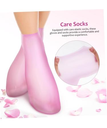 MAGICLULU 1 Set Moisturizing Gloves Gel Gloves Mitts Lotion Gloves Moisturizing Socks Moisturizing Gel Socks Spa Glove Hand Gloves Moisturizing Overnight Hand Repair Gloves Gel Mitten - Buy Online on GoSupps.com