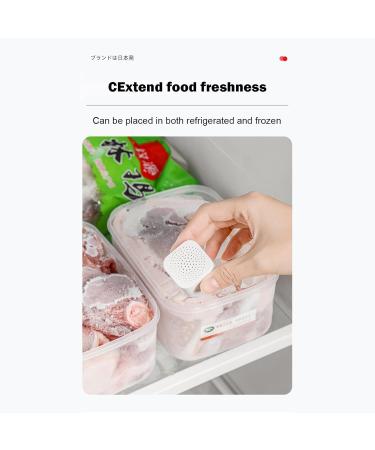 Natural Odor-Free Activated Carbon Fridge Air Freshener | Refrigerator Deodorizer & Electronic Sterilization | Odor Absorber for Fresh Food - Buy Online on GoSupps.com