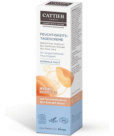  CATTIER PARIS CATTIER PARIS Moisturizing Day Cream - Certified Natural Cosmetics - With Natural Hyaluronic Acid - 30ml - Buy Online on GoSupps.com