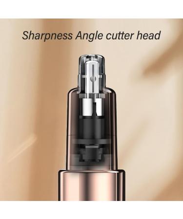 Mini Nose Hair Trimmer | Portable Rechargeable Face Hair Remover for Men & Women | Efficient Nose Cleaning Device with Brush - Buy Online on GoSupps.com