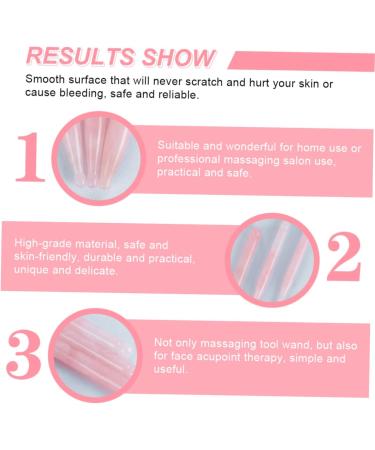 Frcolor Crystal Slide Body Massage Device - Gua Sha Scraper for Facial & Body Massage | Rose Quartz Tools for Relaxation & Wellness - Buy Online on GoSupps.com