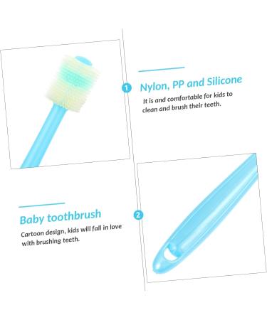 Minkissy 4-Piece Children's Toothbrush Set | Manual Training Brushes with Bristle Grip for Optimal Oral Care - Ship Worldwide - Buy Online on GoSupps.com