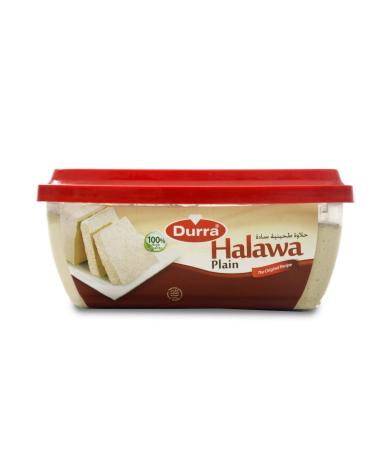 Durra Halawe Natur Sada - Thick Sweet Halva Chalwa & Helva | 700g Re-lockable Packaging - Traditional Confectionery - Buy Online on GoSupps.com