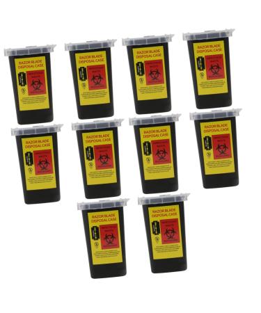 FRCOLOR 10 STK Blade Storage Box Razor Funds Store Etui for Cutter Movement Storage of garbage cans Factory Business Friseurfarf Plastic Square Mussel bowl