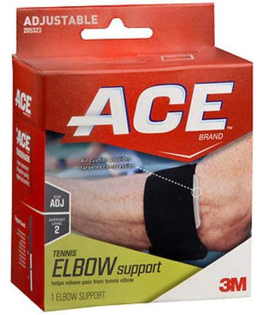 Ace Tennis Elbow Support Size 1ea Ace Tennis Elbow Support One Size Fits All 1ea