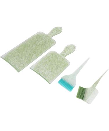 Hair Highlighting Board Kit Bleaching Foiling Tinting Hair Coloring Board Set for Beauty Salon (Green) - Buy Online on GoSupps.com