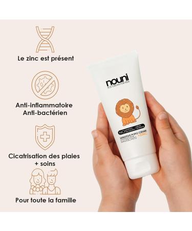 SOS Wound Protection Cream + Zinc 100ml Popo Cream - Protection of Wounds in the Diaper Area - Intensive Care for Children's Skin - No Harmful Additives nouni - Buy Online on GoSupps.com