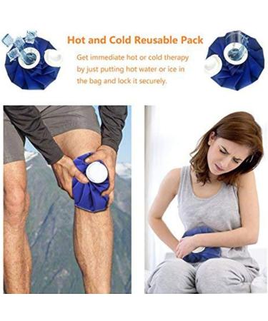 Ice Bag - Breathable Ice Bags for Knees Polyester-Cotton Ice Wrap Hot Water Bag Fever Cooling Bag with A Large Opening for Body Discomfort Exercise Fovolat 6 Inches - Buy Online on GoSupps.com