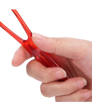 Buy Portable Tongue Brush - Hygienic Tongue Spatula for Fresh Breath (Red) | International Shipping Available - Buy Online on GoSupps.com