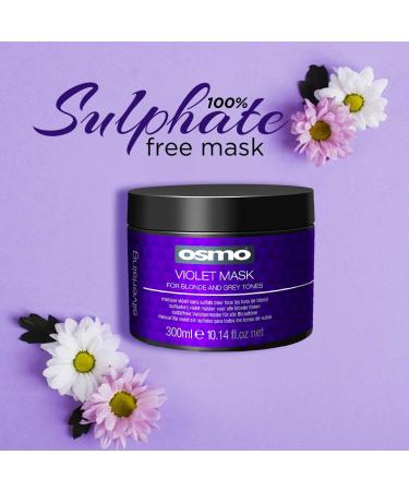 Osmo Silverising Violet Mask for Blonde and Grey Tones - 10.14 Fl.Oz - Buy Online on GoSupps.com