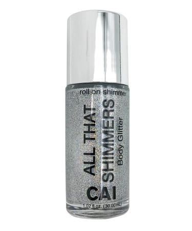 5-Piece Holographic Body Glitter Set - Rose Gold, Silver, Violet, Platinum | Face and Hair Roll-On Shimmer - Buy Online on GoSupps.com