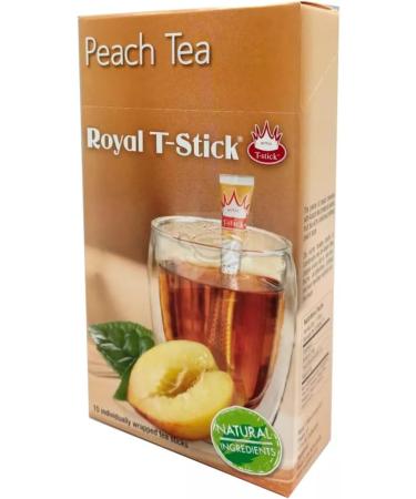  Royal T-Stick Royal T-Stick | Assam Black Tea and Peach | Indian Black Tea and Natural Peach Flavoring - 15 Tea Sticks (28.5g) - Buy Online on GoSupps.com