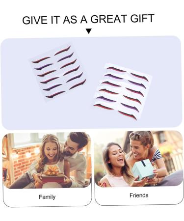 TOVINANNA 24 Pairs Glitter Eyeliner Eyelid Transfer Tape Eyeshadow Sticker Miss Hair Accessories Double Eyelid - Buy Online on GoSupps.com