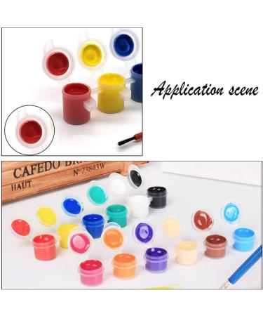 PandaHall 120 Pots 5ml Mini Empty Paint Pot Pod Strips - Arts and Crafts Plastic Storage Containers for Schools & Summer Camps - 0.17 Fl Oz (Pack of 1) - Buy Online on GoSupps.com