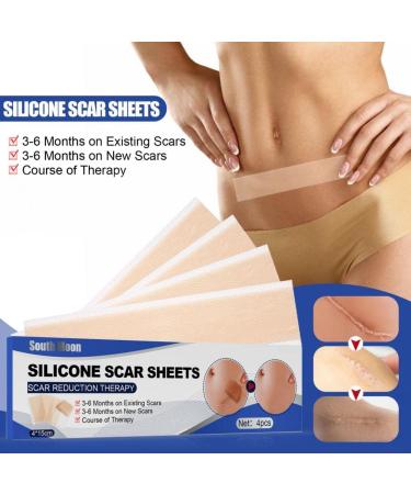 4Pcs Scar Sticker Set for Infection Reduction and Acne Scar Removal - Skin Repair Sheet (Color S) - Buy Online on GoSupps.com