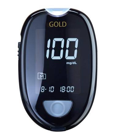 GlucoCheck GOLD blood glucose meter (mg/dl) for blood glucose self-monitoring in diabetes