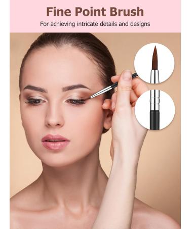 TEOYALL Eyeliner Brushes Set 4 PCS Ultra Thin Slanted Angled Brush Precision Fine Point Eyeliner Brush Flat Eyebrow Brush 4 Eyeliner Brushes - Buy Online on GoSupps.com
