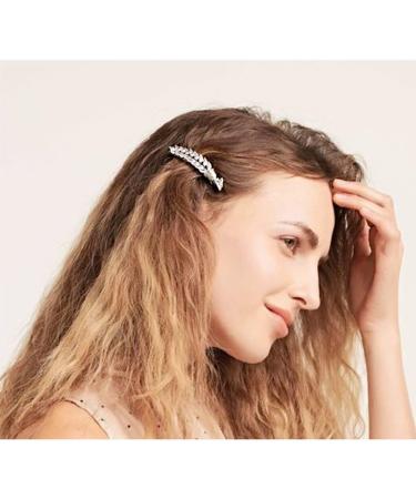 fdsmall Small Hair Barrettes Hairpin Crystal Hair Clip Top Clamp Hair Accessories for Girls Women - Purple - Buy Online on GoSupps.com