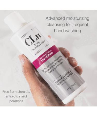 CLn HandWash - Advanced Hygiene for Hands Formulated with Glycerin for Sensitive Skin Prone to Hand Dermatitis Redness Irritation Eczema and Rash Fragrance-Free 8 fl oz 8 Fl Oz (Pack of 1) - Buy Online on GoSupps.com