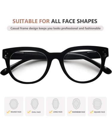 Eyekepper Oversize Reading Glasses for Women - Stylish Black +2.50 Readers for International Shipping - Buy Online on GoSupps.com