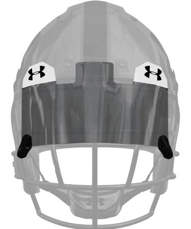 Under Armour Men's Football Visor Clear Grey Grey | Mirror One Size Grey