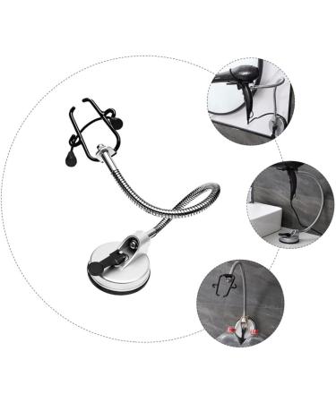 Beavorty Hair Rack Storage Hands Rotating Bracket Bathroom Cup Blow Stand Dryer Hand Suction Holder - Buy Online on GoSupps.com