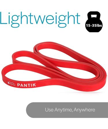 High-Quality Resistance Bands for Men & Women - Pull Up & Loop Bands for Stretching Powerlifting Yoga & Pilates | Perfect for Resistance Training (Red - Buy Online on GoSupps.com