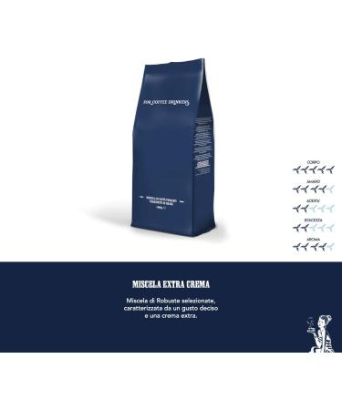  MOKAOR caff Mokaor 1954 Coffee Roasted by Artisans in Italy - Bar Coffee Beans - Professional Espresso Gran Crema - No Vending 1 x 1 Kg - Buy Online on GoSupps.com