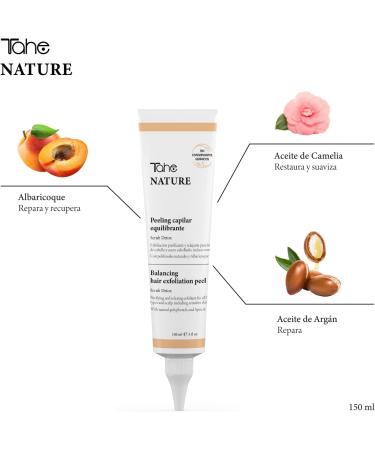 Tahe Nature Exfoliating Balancing and Purifying Hair Peeling for All Hair Types and Scalp 150 ml - Buy Online on GoSupps.com