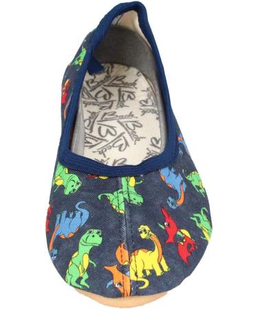 Beck Unisex Kids Dinos Gymnastics Shoes - Blue - Size 28 EU - International Shipping Available - Buy Online on GoSupps.com
