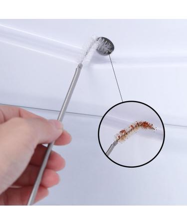 Restokki Flexible Stainless Steel Drain Brush - Multifunctional Bendable Pipe Cleaner Tool for Easy Cleaning - Buy Online on GoSupps.com