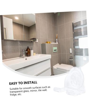 Cabilock 6 StK Shaver Holder & Bathing Organizer - Suction Cup Razor Hooks for Men | Shower Towel & Razor Stand Resin Holder - Buy Online on GoSupps.com