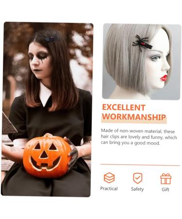 minkissy 16 Pairs Halloween Hair Clips Gothic Hair Clip Bat Hairclips Cosplay Hair Clips Devil Hairpins Prom Hair Black Accessories for Women Halloween Barrettes Iron Child Girl Bat Wing - Buy Online on GoSupps.com