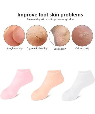 1pair Silicone Socks Moisturizing Gel Socks Exfoliating and Preventing Dryness Cracked Dead Skin Protector (Color : B 1 Pair Size : One Size) One size B 1 Pair - Buy Online on GoSupps.com
