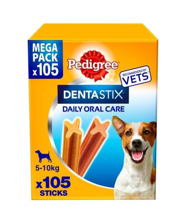 Pedigree DentaStix Daily Dental Chews Small Dog 5-10kg 105 Sticks