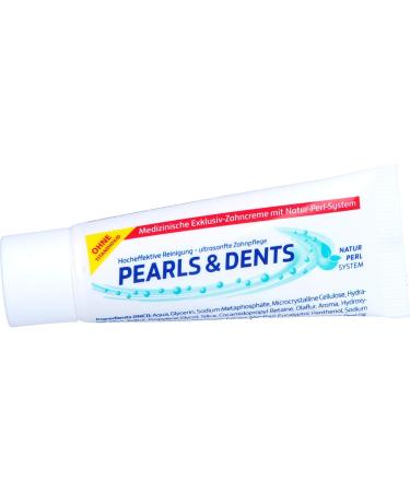 Pearls & Dents Toothpaste - Titanium Dioxide Free 100ml | Natural Whitening & Gentle Care - Buy Online on GoSupps.com