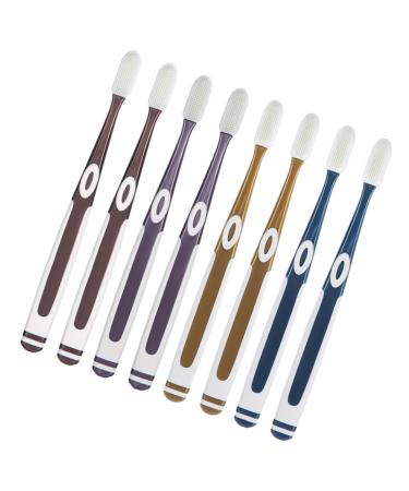 Tovinanna 8st nano toothbrush toothbrush tooth hygiene hand toothbrush clean teeth toothbrush travel toothbrush toothbrush with silicone bristles large toothbrush dedicated to japan child tpu