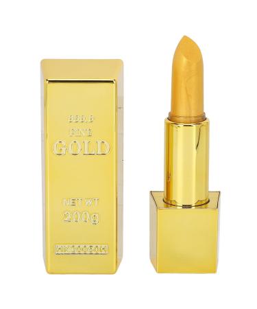 Naroote Gold Lipstick - Waterproof Long-Lasting High Pigment Lip Gloss | Golden Glitter Lip Makeup for Women - 3.5g (07 - Buy Online on GoSupps.com