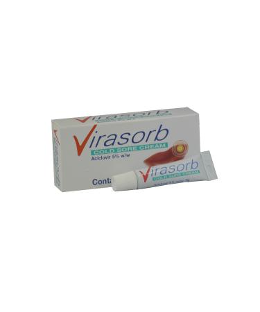 Virasorb Cold Sore Cream Aciclovir 5% 2g