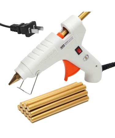 Sealing Wax Sticks 12P with Glue Gun Luxiv 5.4 Sealing Wax Sticks 10MM Fire Manuscript Glue Gun Wax Seal Stamp for Wedding Invitations Envelopes Sealing Package Decoration Seal Wax Sticks (Gold)