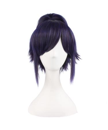 MapofBeauty 12"/30cm Short Straight Women's Braid Wig (Blue/Black Red) - Buy Online on GoSupps.com