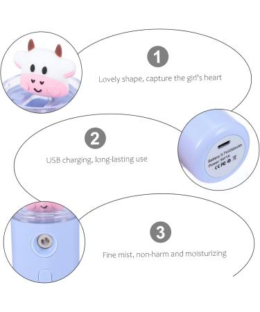 Baluue Moisturizer Travel Humidifiers Facial Sprayer Small Mister Humidifier Blue Plastic Material 10.80X3.80X3.80CM - Buy Online on GoSupps.com