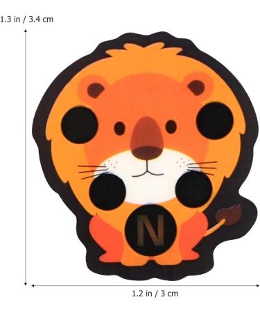 10PC Thermometer Stickers - Colorful Animal Patterns for Baby & Toddler Fever - Front Strip Temperature 35-40 C | Ideal for Home & Travel - Buy Online on GoSupps.com