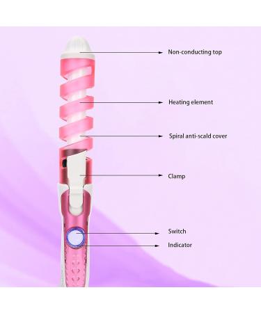 Sonew Mini Spiral Hair Curler - Portable Anti-Scald Wavy Styling Wand for Home & Salon Use - Premium Quality Hair Curling Tool - Buy Online on GoSupps.com